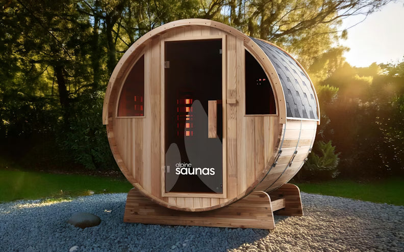 Alpine Saunas Infrared Barrel Sauna - My Store