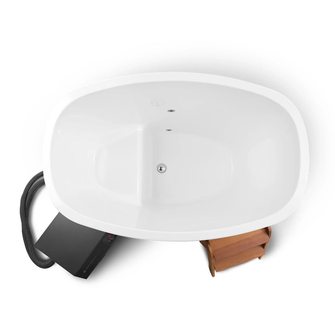 Scandinavian Compact Cold Plunge With Water Chiller (1 Person) - My Store