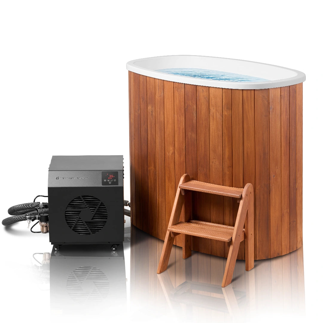 Scandinavian Compact Cold Plunge With Water Chiller (1 Person) - My Store