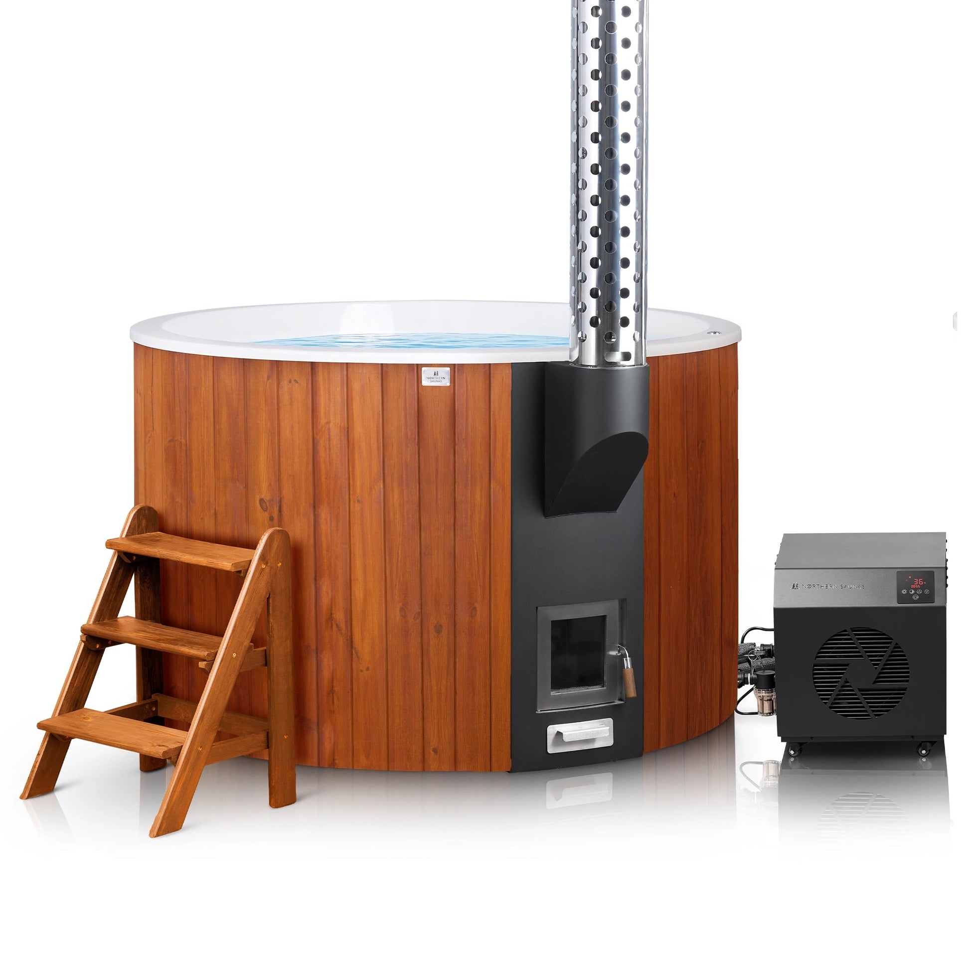 Scandinavian Hybrid Cold Plunge & Wood-Fired Spa (2-4 People) - My Store