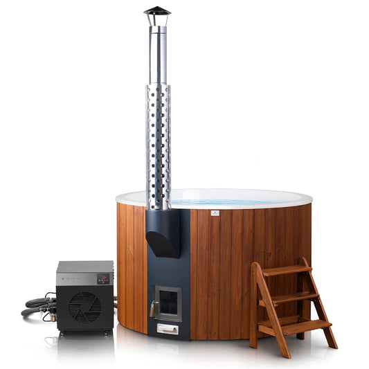 Scandinavian Hybrid Cold Plunge & Wood-Fired Spa (2-4 People) - My Store